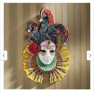 Design Toscano Colombina Jester Venetian Wall Mask